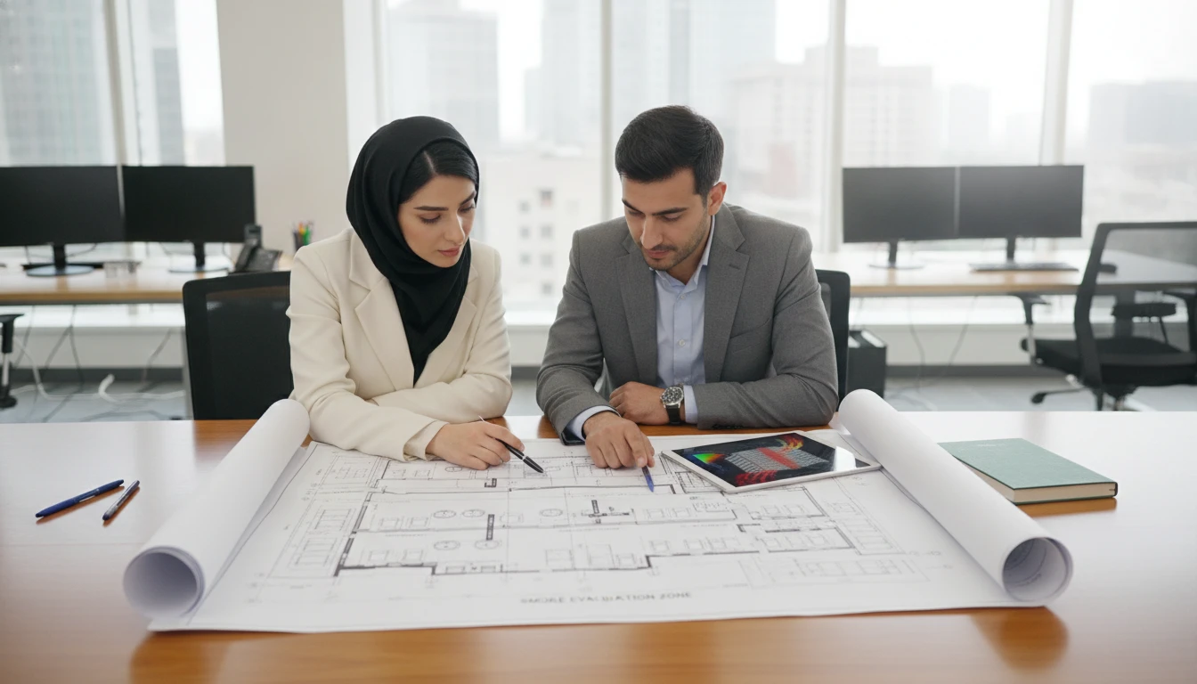 ضوابط آتش‌نشانی و سیستم‌های مدیریت دود در پارکینگ‌های طبقاتی (تهویه پارکینگ)