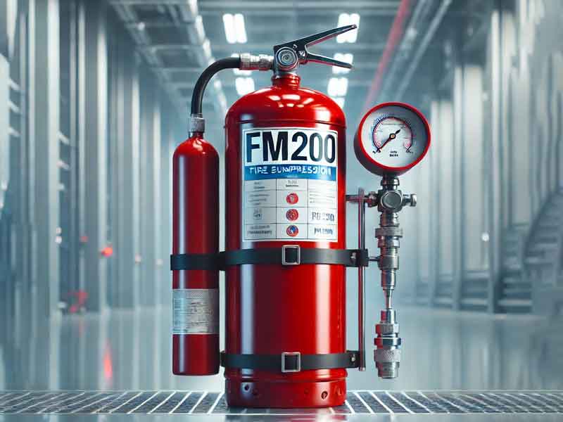 سیستم اطفاء گازی FM200 چیست و کجا استفاده می‌شود؟ بررسی عملکرد، کاربردها و الزامات طراحی