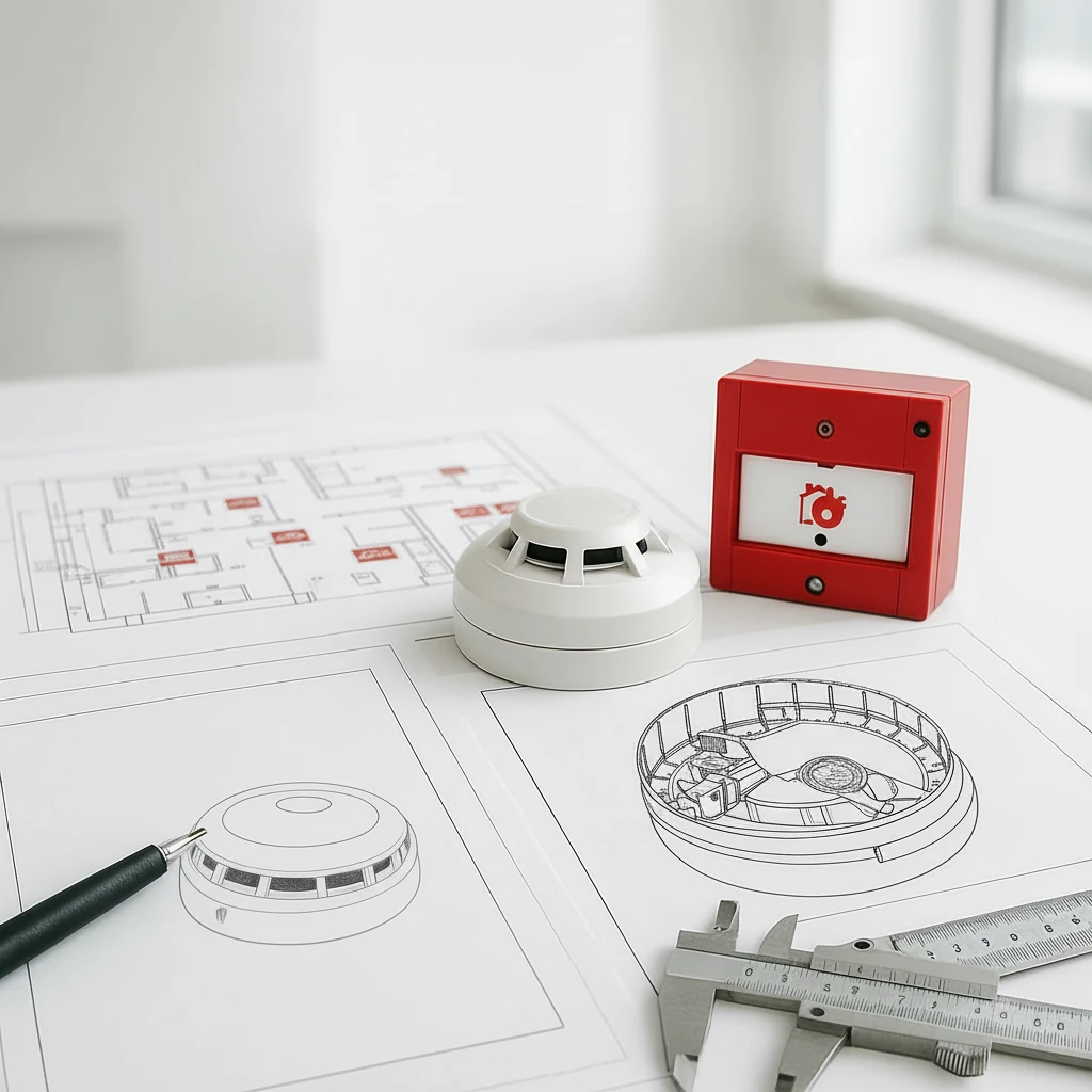 راهنمای نصب و جانمایی استاندارد تجهیزات اعلام حریق بر اساس ضوابط آتش‌نشانی